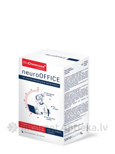BioChronoss kapslid NeuroOffice, 60 tk. | internetaptieka.lv