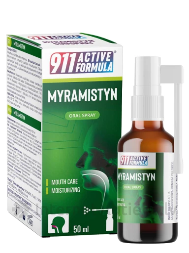 911 MYRAMISTYN Sprejs mutes dobumam, 50 ml | internetaptieka.lv