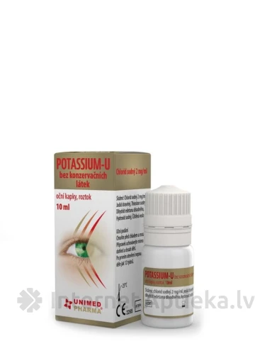 Potassium-U preservative free acu pilieni, 10 ml | internetaptieka.lv
