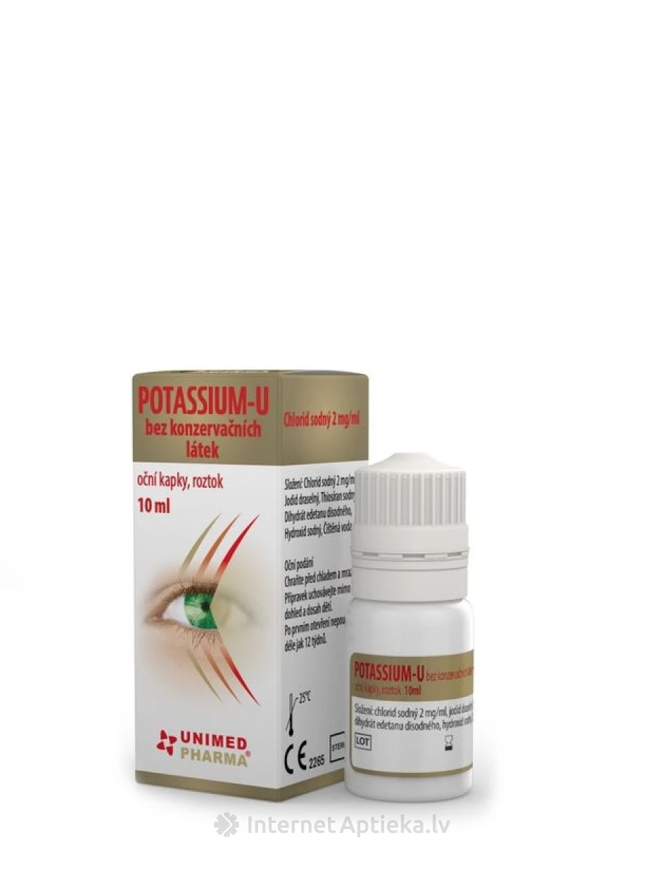 Potassium-U preservative free acu pilieni, 10 ml | internetaptieka.lv