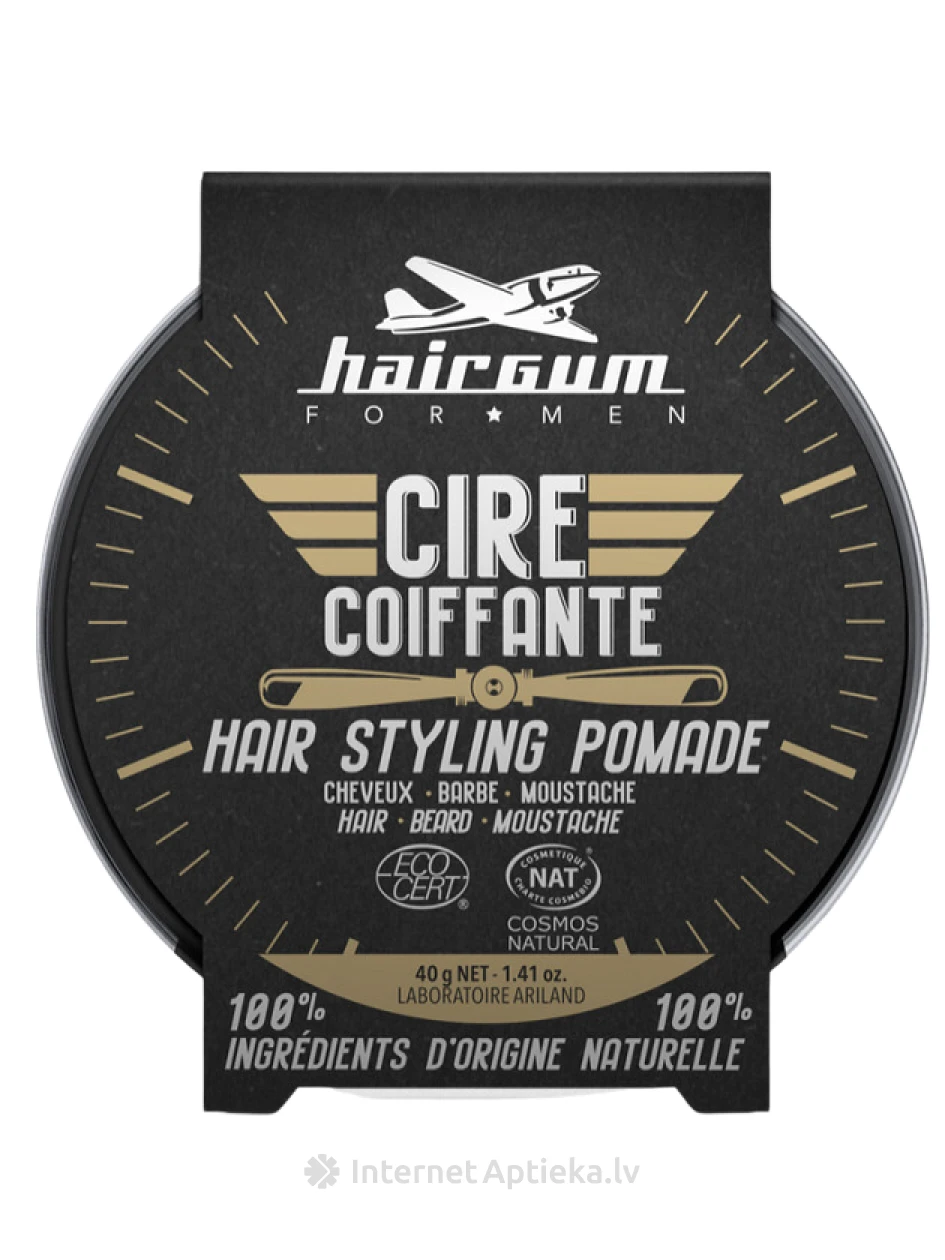 HAIRGUM Juuste, habeme ja vuntside kujundamise pumat, 40 g | internetaptieka.lv