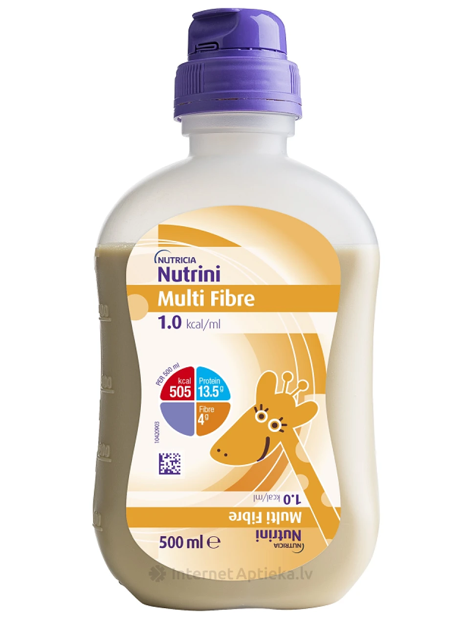 Nutricia Nutrini Multi Fibre питательная смесь, 500 мл | internetaptieka.lv