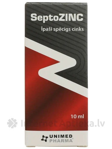Septozinc глазные капли, 10 мл | internetaptieka.lv
