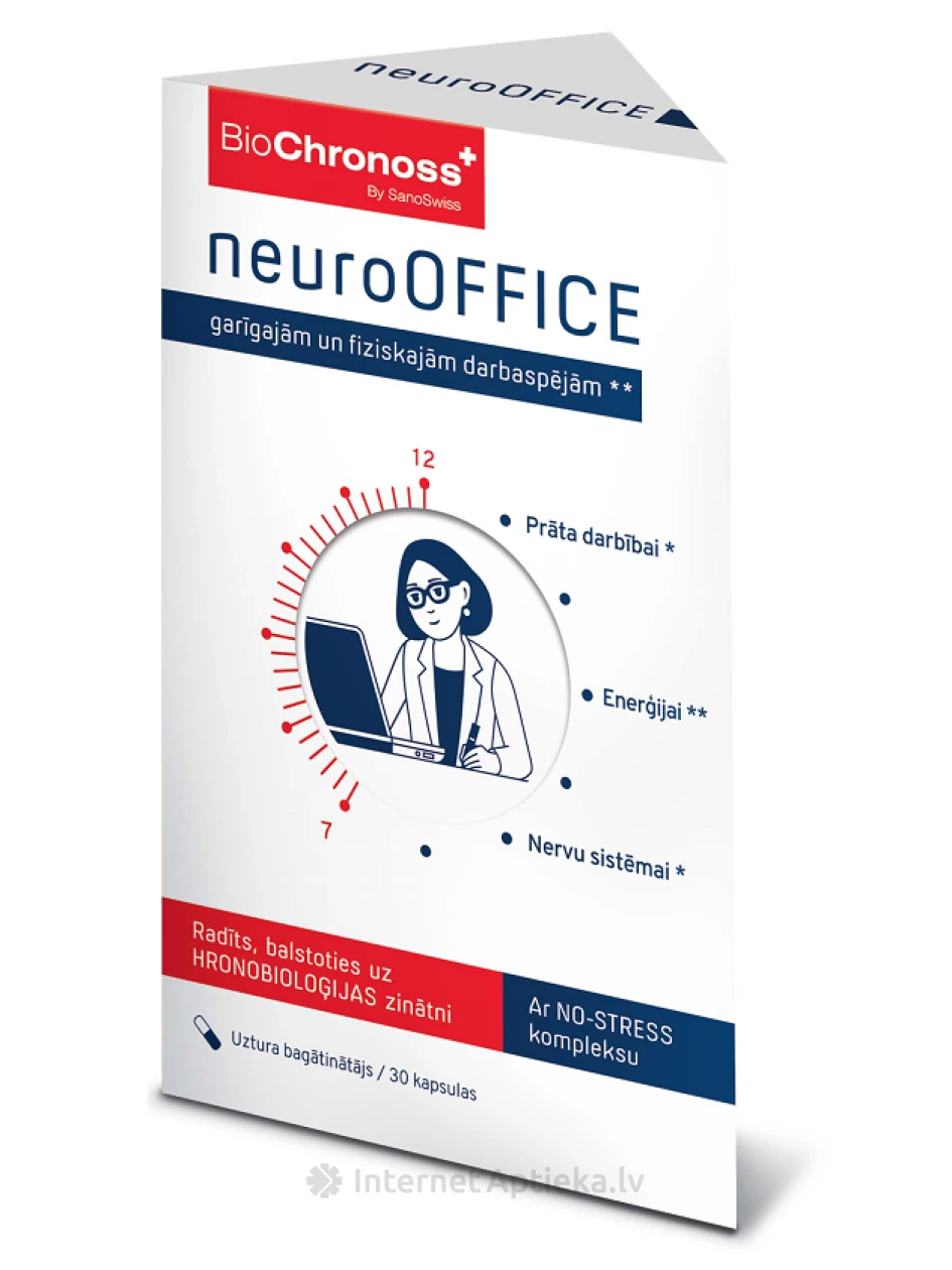 Biochronoss neurooffice kapsulas, 30 gb. | internetaptieka.lv