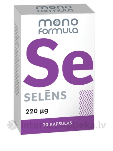 Mono Formula - Selēns, 30 kapsulas | internetaptieka.lv
