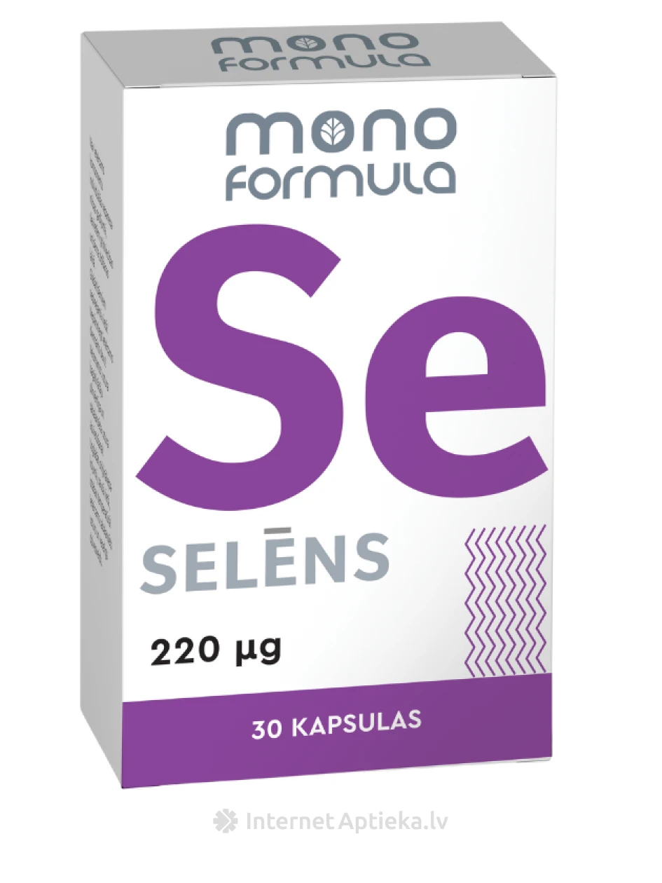 Mono Formula - Selēns, 30 kapsulas | internetaptieka.lv