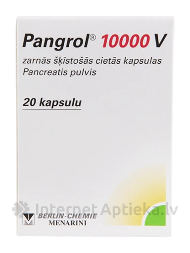 Pangrol 10000 V, 20 kapsulas | internetaptieka.lv