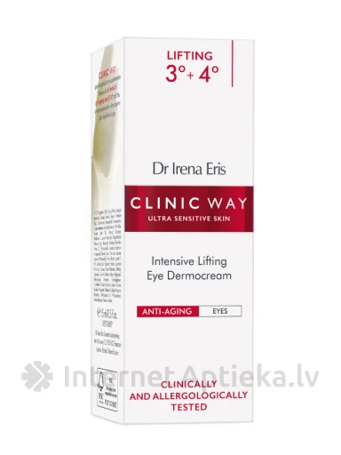 Clinic Way 3+4 Peptide lifting крем для глаз, 15 мл | internetaptieka.lv