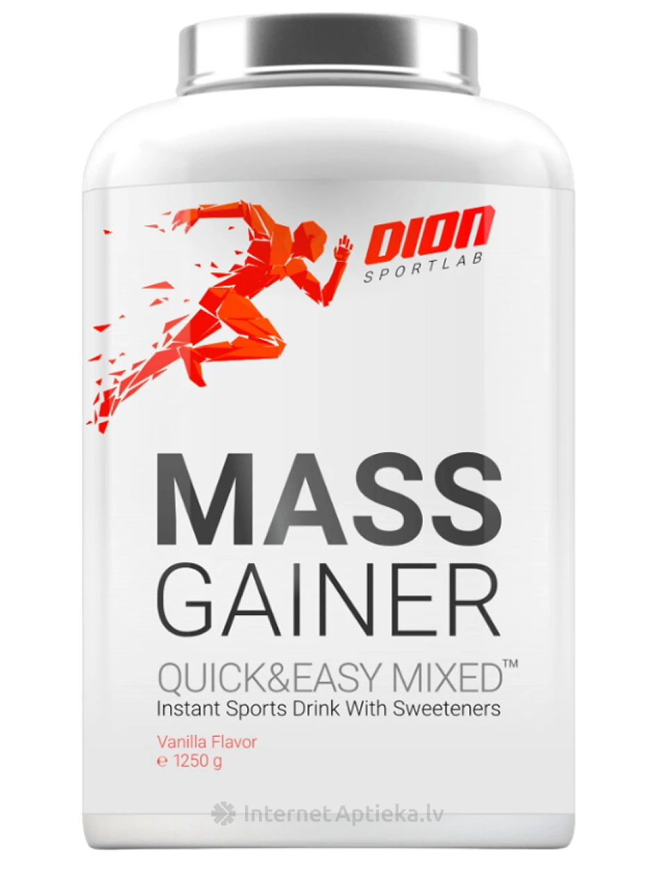 Dion Sportlab Mass gainer vanilje maitsega, 1500 g | internetaptieka.lv