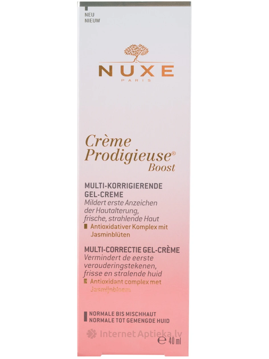 NUXE Корректирующий гель-крем для нормальной и смешанной кожи, 40 мл | internetaptieka.lv