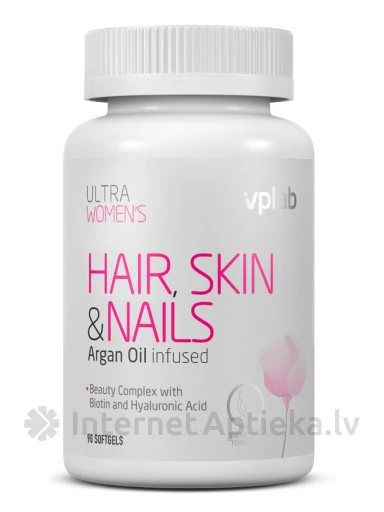 VPLAB Ultra Women’S Hair,Skin & Nails, 90 мягких капсул | internetaptieka.lv