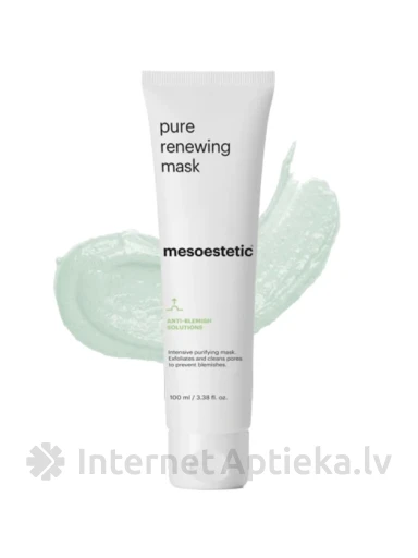 Mesoestetic pure renewing mask attīroša sejas maska, 100 ml | internetaptieka.lv