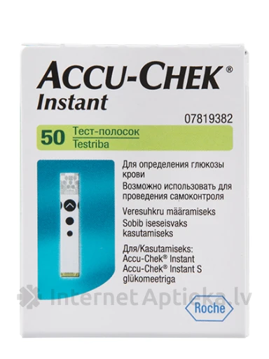 Teststrēmeles Accu-Chek Instant, 50 gb | internetaptieka.lv