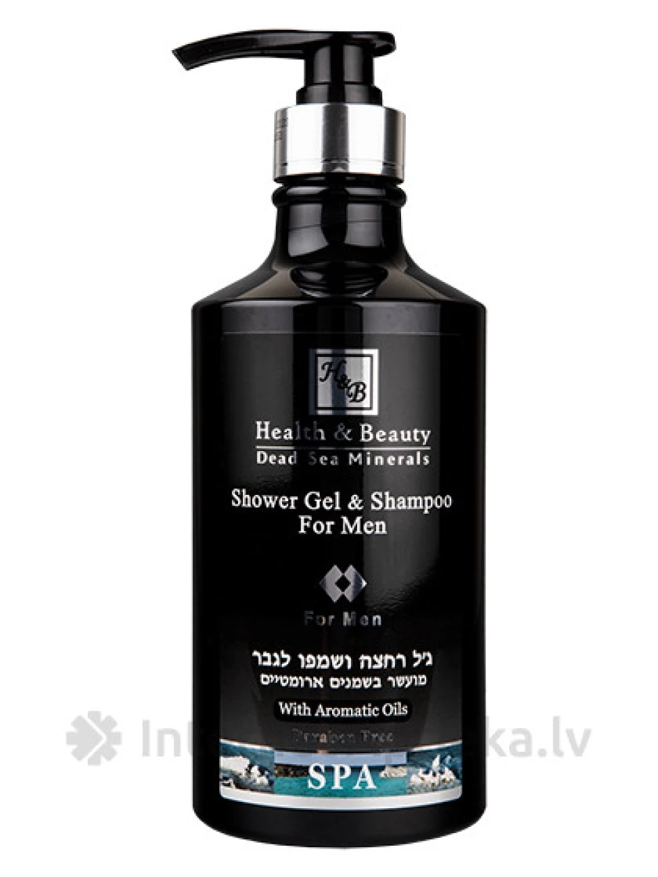 H&B Man šampoon ja dušigeel meestele, 780 ml | internetaptieka.lv