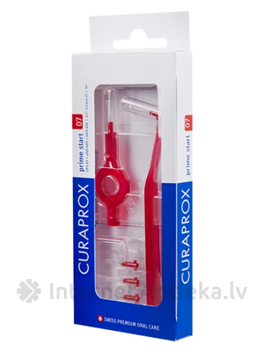 Curaprox набор щеток для межзубных промежутков UHS 409 + 5 щеток 07, 1 шт. | internetaptieka.lv