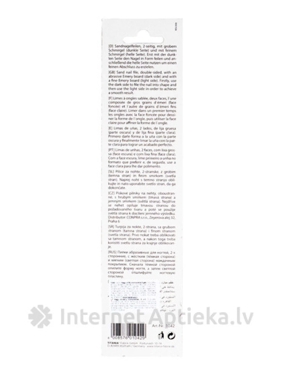 Titania комплект пилочек для ногтей - 3 пилочки, 3 шт. | internetaptieka.lv