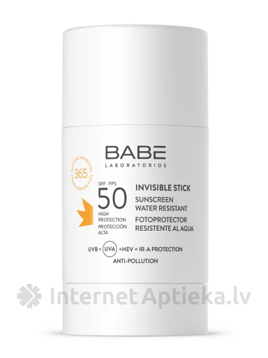 Babē SUN SPF50+ карандаш для защиты лица invisible stick, 20 г | internetaptieka.lv