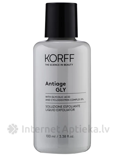 KORFF ANTIAGE GLY жидкий пилинг для всех типов кожи лица, 100 мл | internetaptieka.lv