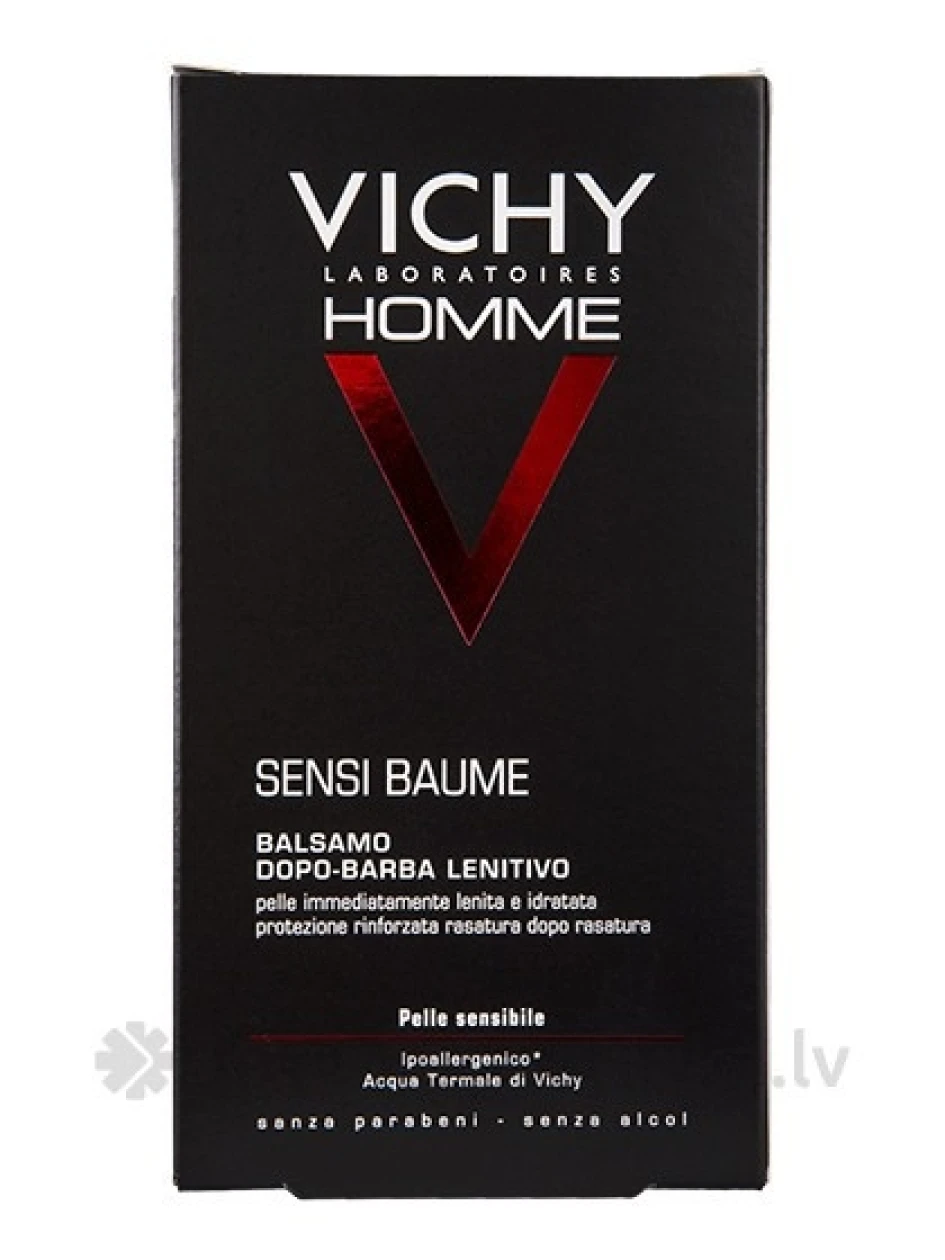 Vichy Homme Sensi бальзам после бритья, 75 мл | internetaptieka.lv