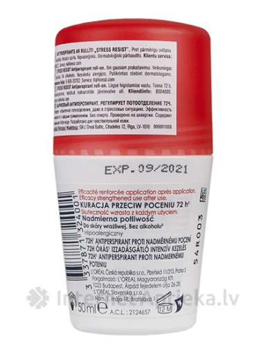 Vichy stress resist дезодорант-антиперспирант, 50 мл | internetaptieka.lv