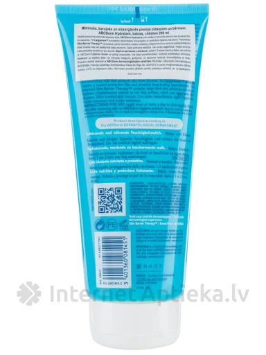 Bioderma ABCderm mitrinošs pieniņš zīdaiņiem un bērniem, 200 ml | internetaptieka.lv