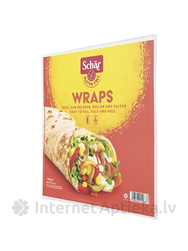 Schär Wraps безглютеновый Хлеб, 160 г | internetaptieka.lv