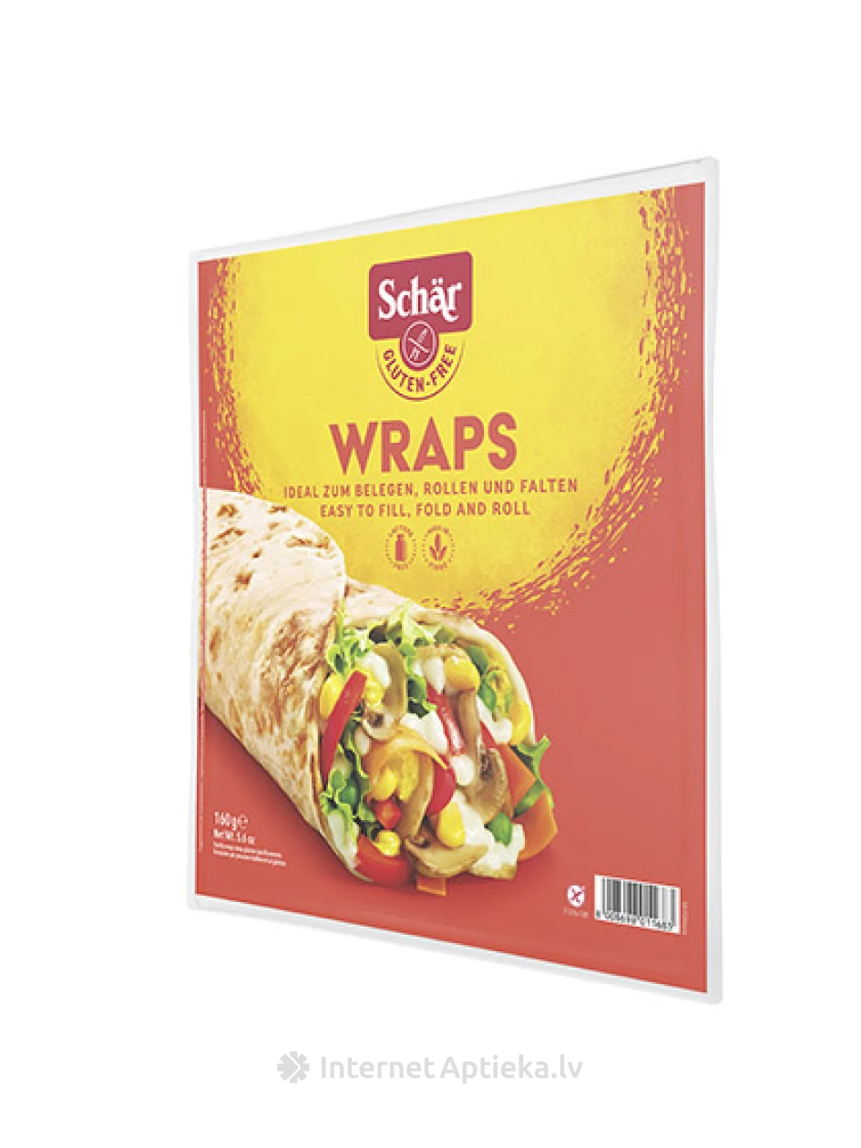 Schär Wraps безглютеновый Хлеб, 160 г | internetaptieka.lv