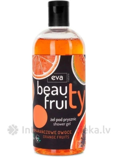 Eva Natura Beauty Orange Fruity dušas želeja, 400 ml | internetaptieka.lv