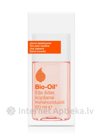 Bio-Oil ādas kopšanas līdzeklis - pret strijām un rētām, 60 ml | internetaptieka.lv