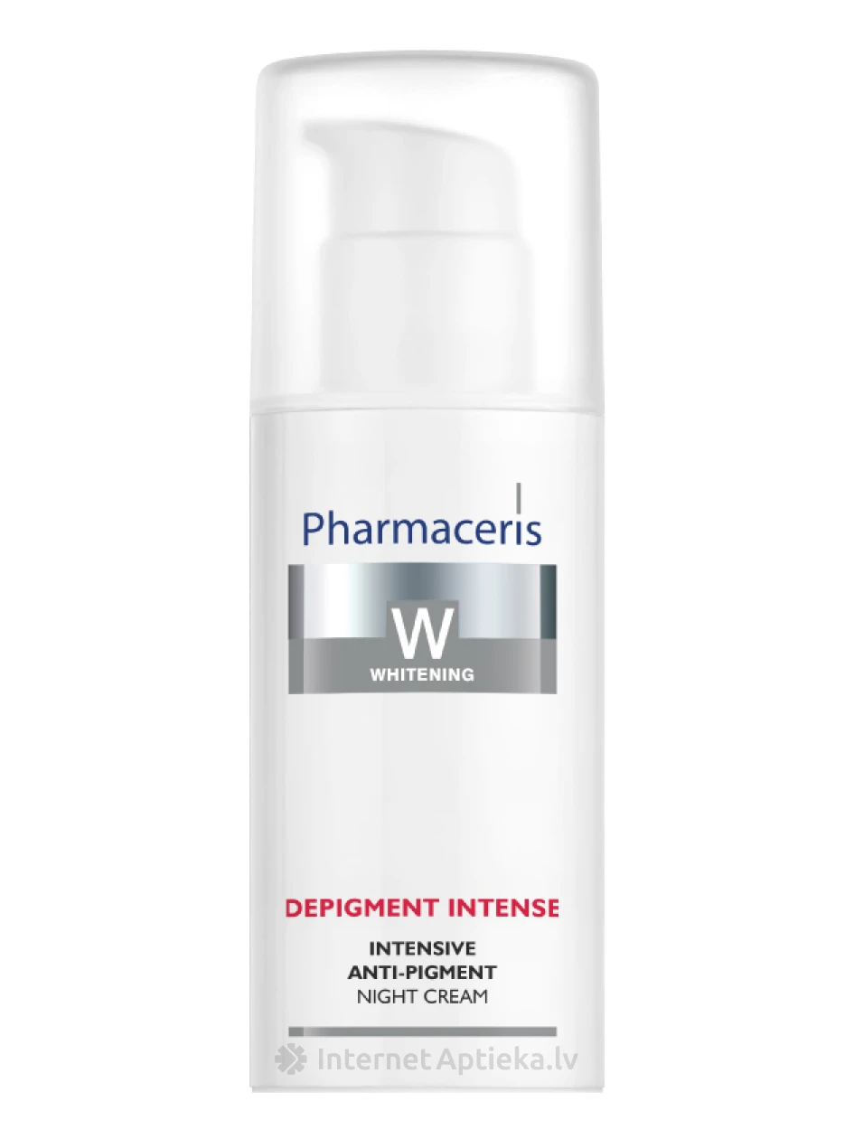 Pharmaceris W DEPIGMENT INTENSE pigmentāciju mazinošs nakts krēms, 50 ml | internetaptieka.lv