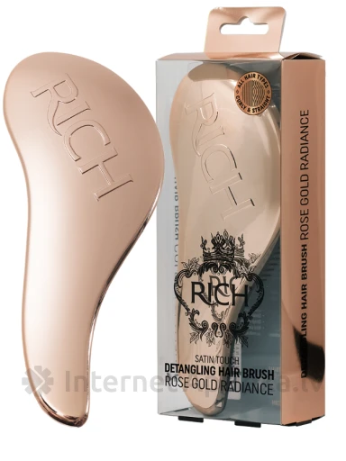 RICH Metallic gold Расческа для распутывания волос с антистатическим эффектом | internetaptieka.lv