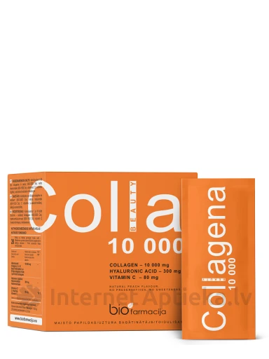 Biofarmacija Bio Collagena Beauty 10 000, 20 pakki | internetaptieka.lv