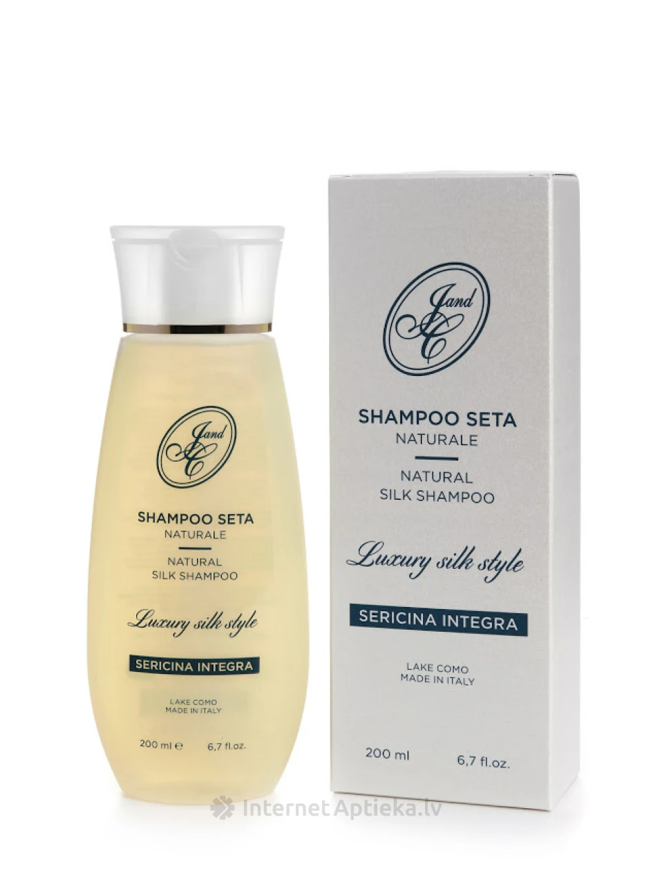 J.And.C. Cosmetici - LAKE COMO NATURAL noorendav, sügavalt niisutav siidšampoon, 200 ml | internetaptieka.lv