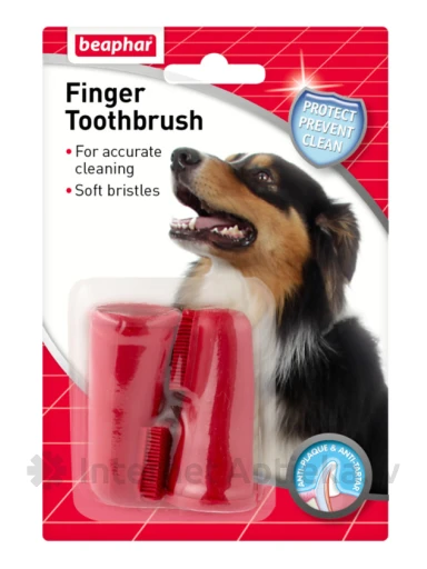 Beaphar Sõrmeharjad silikooniharjastega hammaste puhastamiseks | internetaptieka.lv