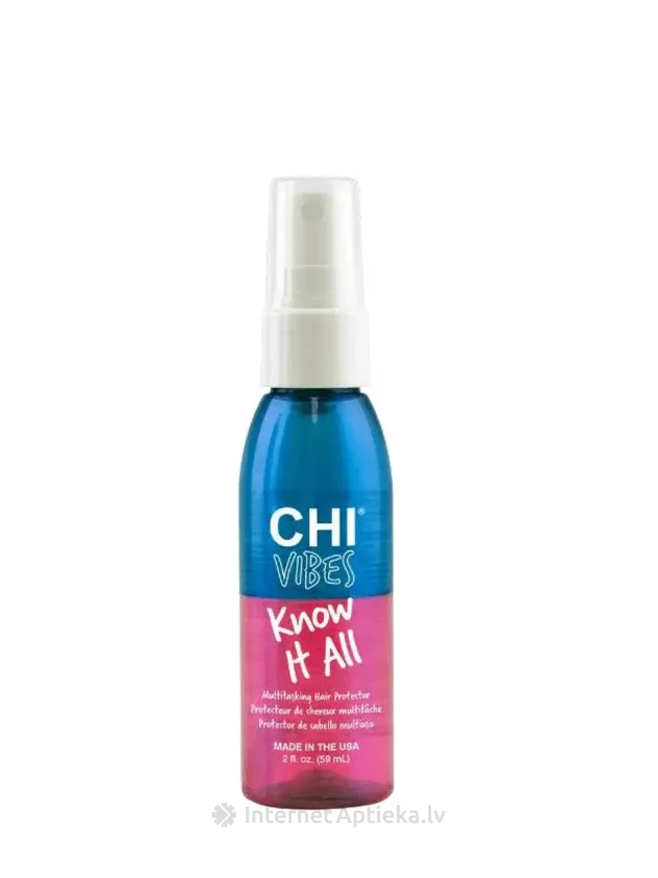 CHI Vibes Know It All Multitasking Hair Protector спрей для защиты волос, 59 мл | internetaptieka.lv