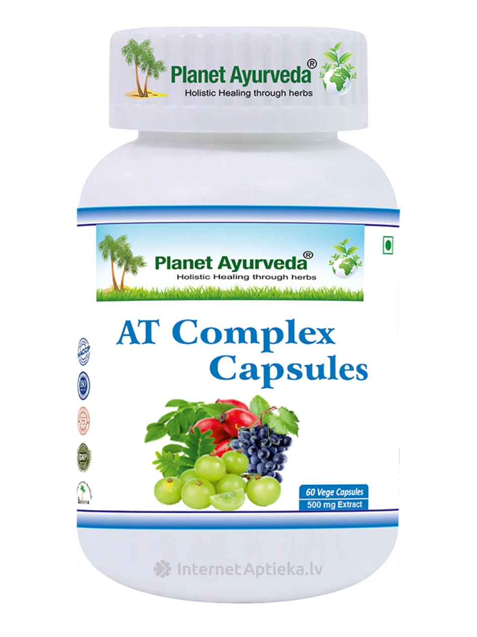AT COMPLEX Planet Ayurveda® капсулы, 60 шт. | internetaptieka.lv