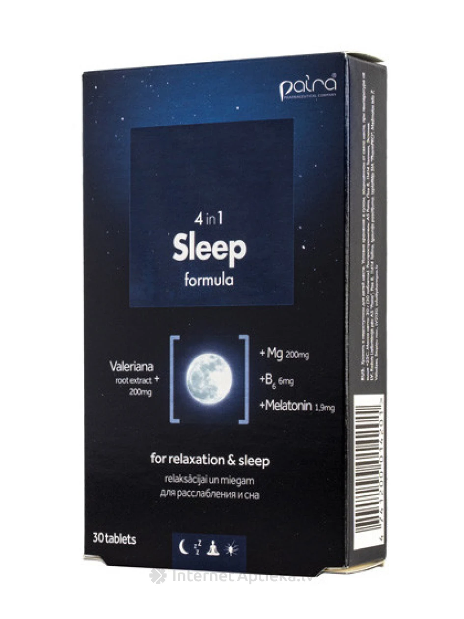 Sleep Formula 4 IN 1, 30 tabletti | internetaptieka.lv