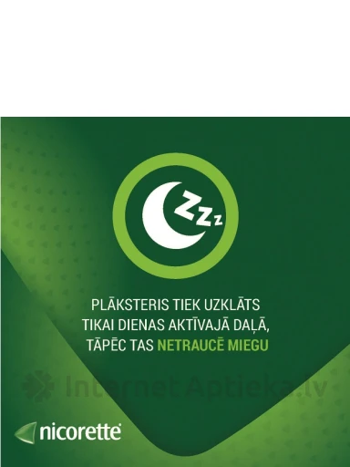 Nicorette plaastrid 10 mg/16h, 7 tk. | internetaptieka.lv