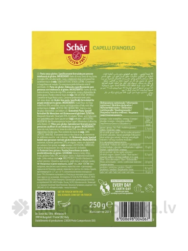Schar pasta Capelli d Angelo, 250 g. | internetaptieka.lv