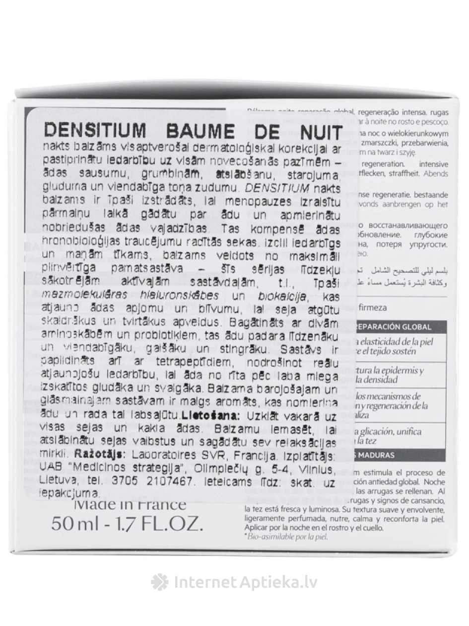 SVR nakts balzams ar pastiprinātu iedarbību uz novecošanās pazīmēm, 50 ml | internetaptieka.lv