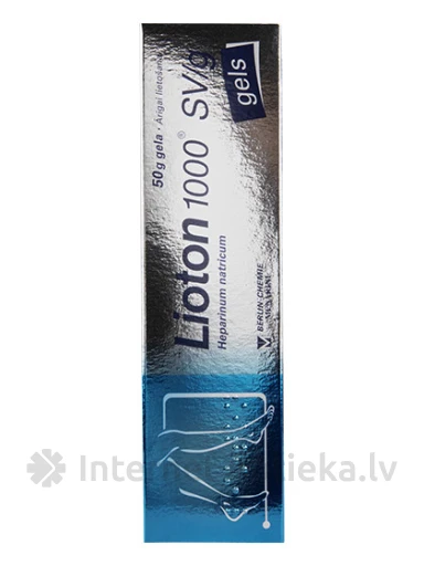 Lioton gels 1000 SV/g, 50 g | internetaptieka.lv