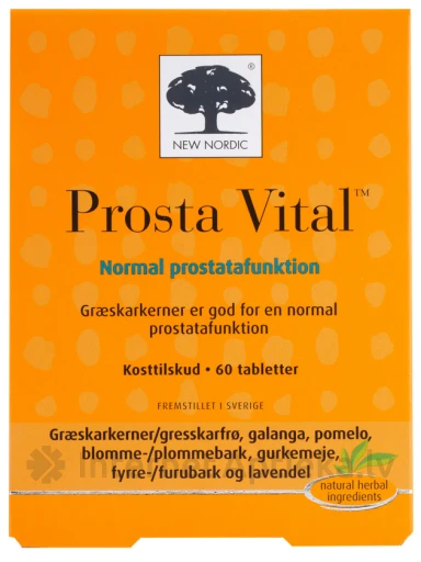 New Nordic Prosta Vital, 60 tabletes | internetaptieka.lv