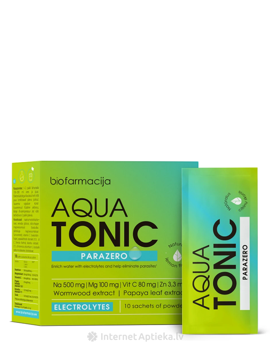 Biofarmacija Bio Aquatonic Parazero paciņas, 10 gb. | internetaptieka.lv