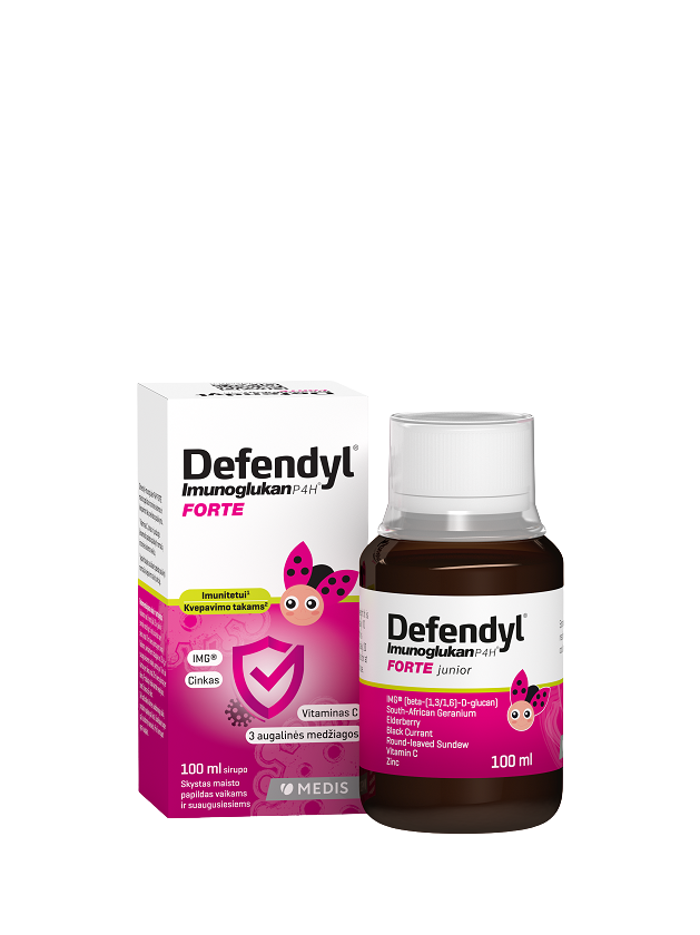 Defendyl-Imunoglukan P4H Forte junior Imunitātei, 100