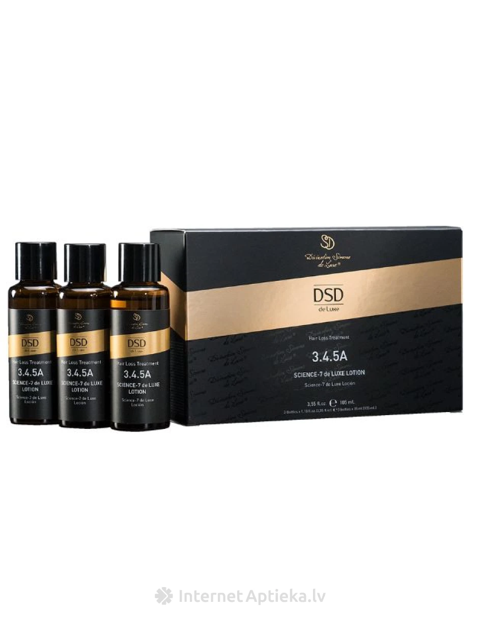 3.4.5A DSD de Luxe Science-7 лосьон для стимуляции роста волос, 105 мл | internetaptieka.lv