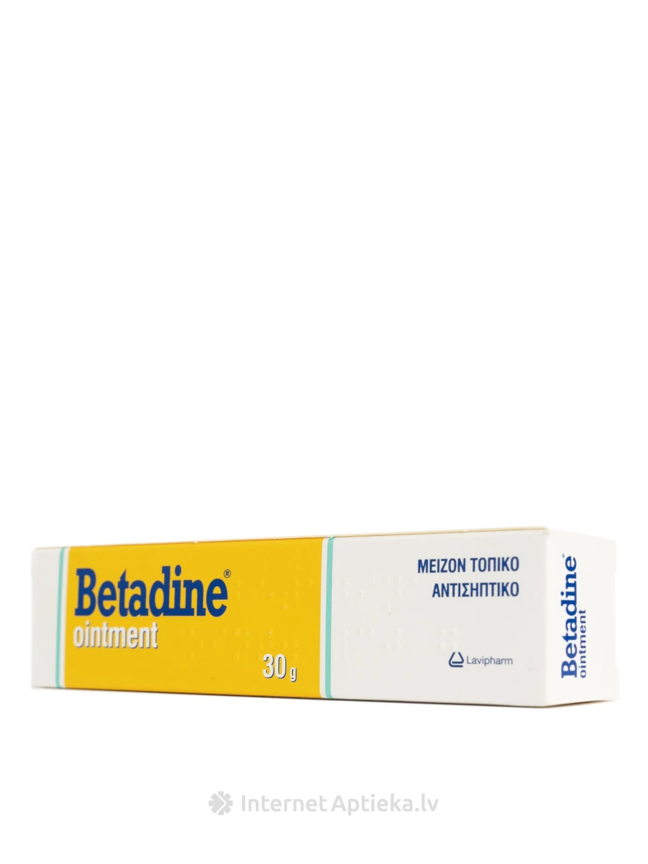 Betadine 10% salv, 30 g | internetaptieka.lv