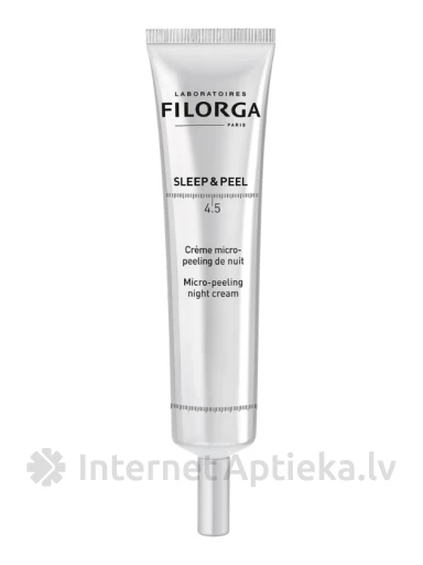 FILORGA SLEEP&PEEL nakts krēms mikropīlingam | internetaptieka.lv
