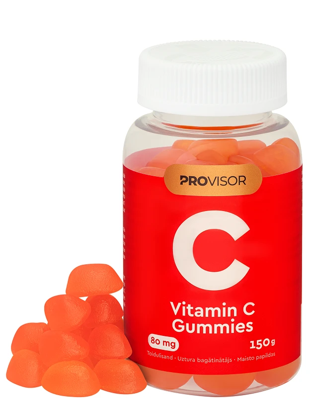 PROVISOR Gummies Vitamīns C pastilas, 60 gb.