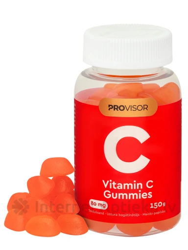 PROVISOR Gummies Vitamīns C pastilas, 60 gb. | internetaptieka.lv