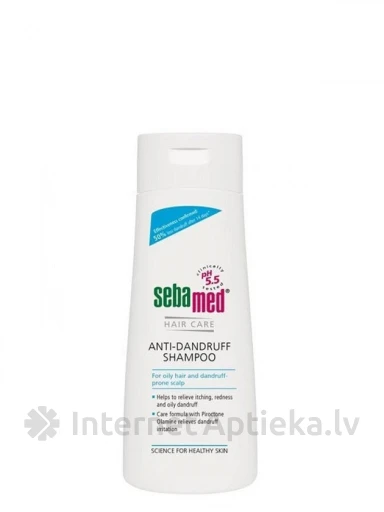 SEBAMED pretblaugznu šampūns taukainiem matiem, 200 ml | internetaptieka.lv